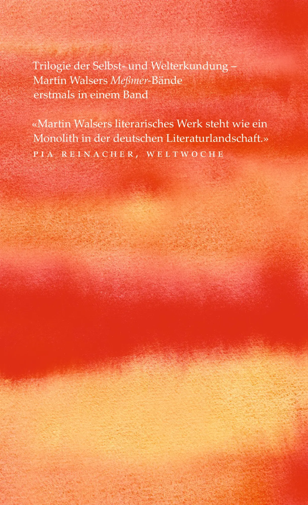 Rückseite: 9783498073916 | Meßmer | Gedanken. Reisen. Momente. | Martin Walser | Buch | 336 S.