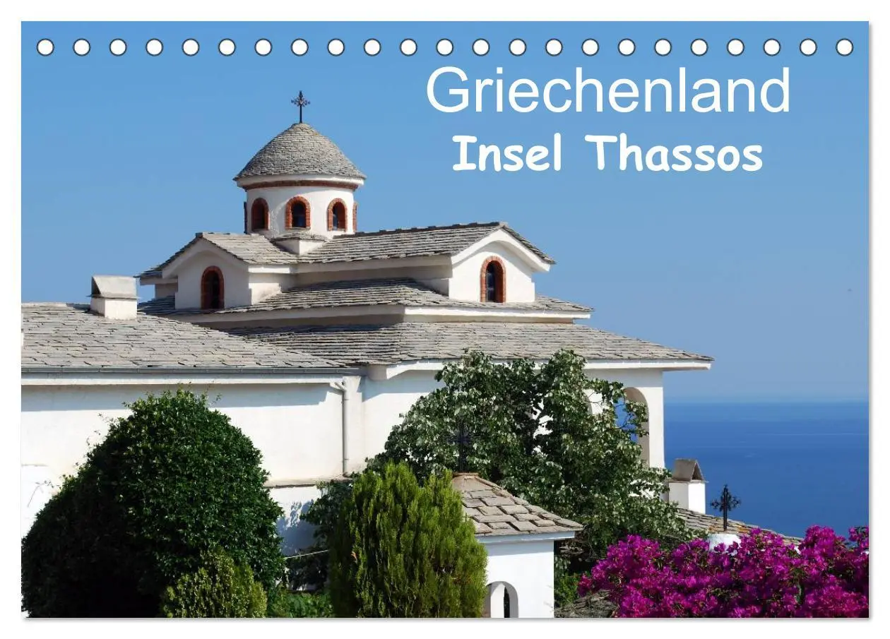 Cover: 9783516193916 | Griechenland - Insel Thassos (Tischkalender 2026 DIN A5 quer),...