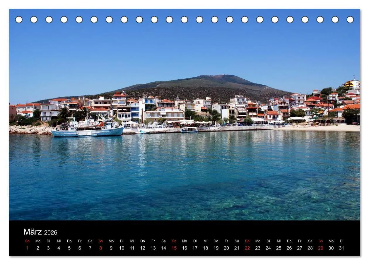 Bild: 9783516193916 | Griechenland - Insel Thassos (Tischkalender 2026 DIN A5 quer),...