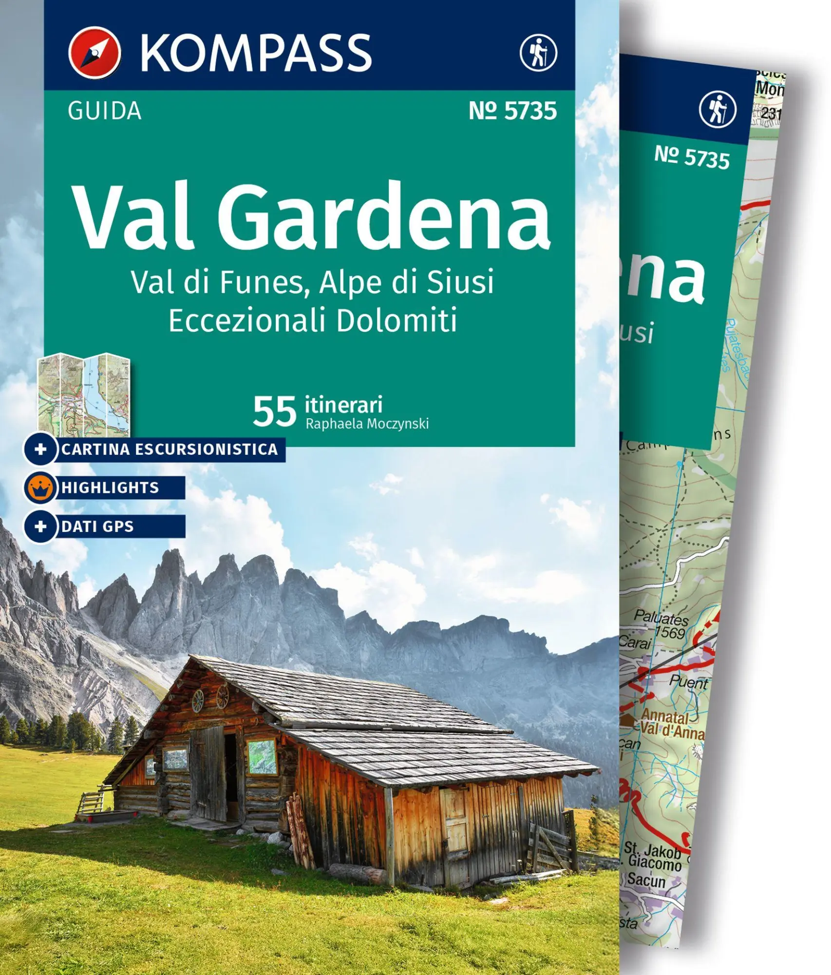 Cover: 9783991543916 | KOMPASS guida escursionistica Val Gardena, Val di Funes, Alpe di...
