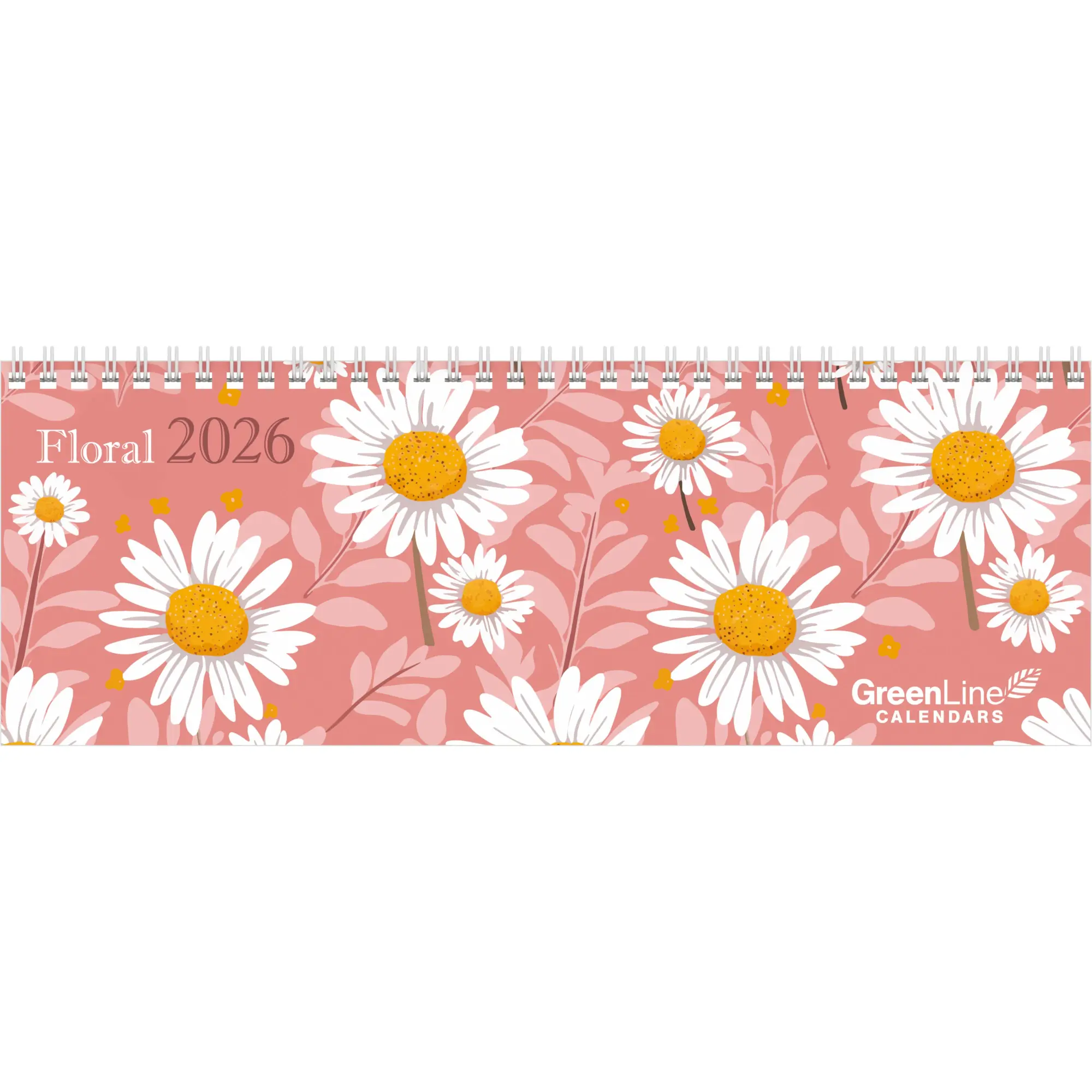 Cover: 4069095004016 | GreenLine Floral 2026 - Tischquerkalender - Tischkalender - Blumen...