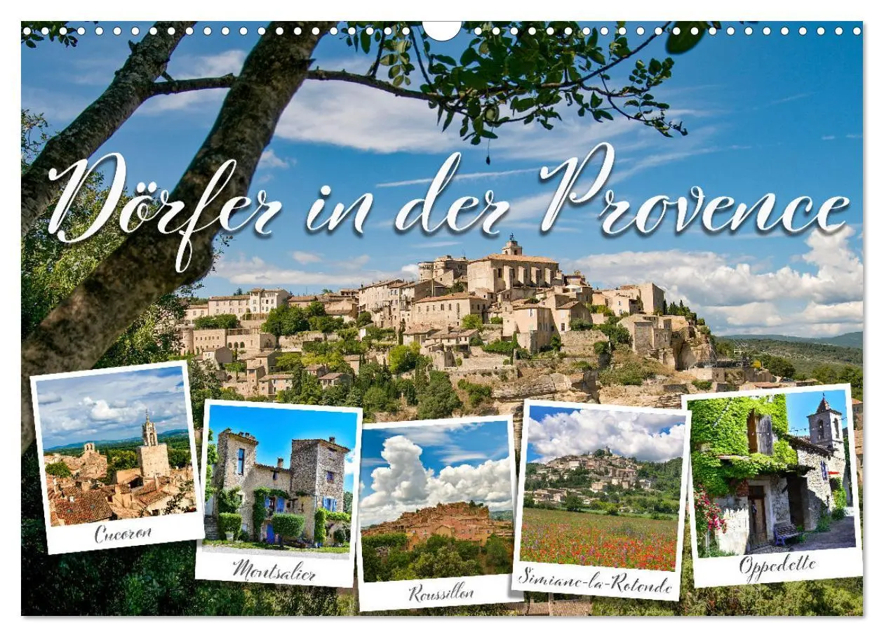 Cover: 9783457514016 | Dörfer in der Provence (Wandkalender 2026 DIN A3 quer), CALVENDO...
