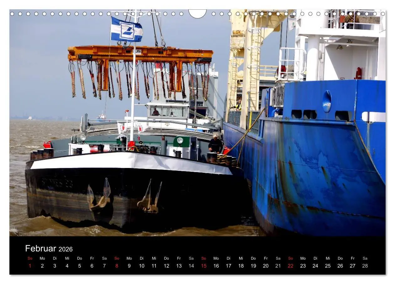 Bild: 9783516224016 | Binnenschiff Ahoi! (Wandkalender 2026 DIN A3 quer), CALVENDO...