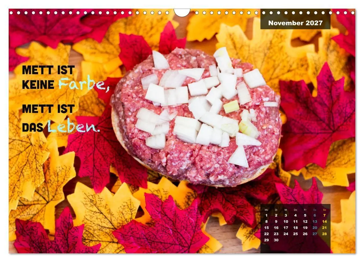 Bild: 9783569484016 | Mettkalender - Spread some more Mett (Wandkalender 2027 DIN A3...