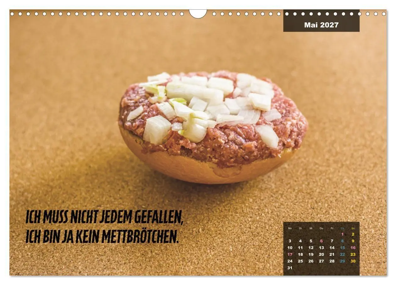 Bild: 9783569484016 | Mettkalender - Spread some more Mett (Wandkalender 2027 DIN A3...