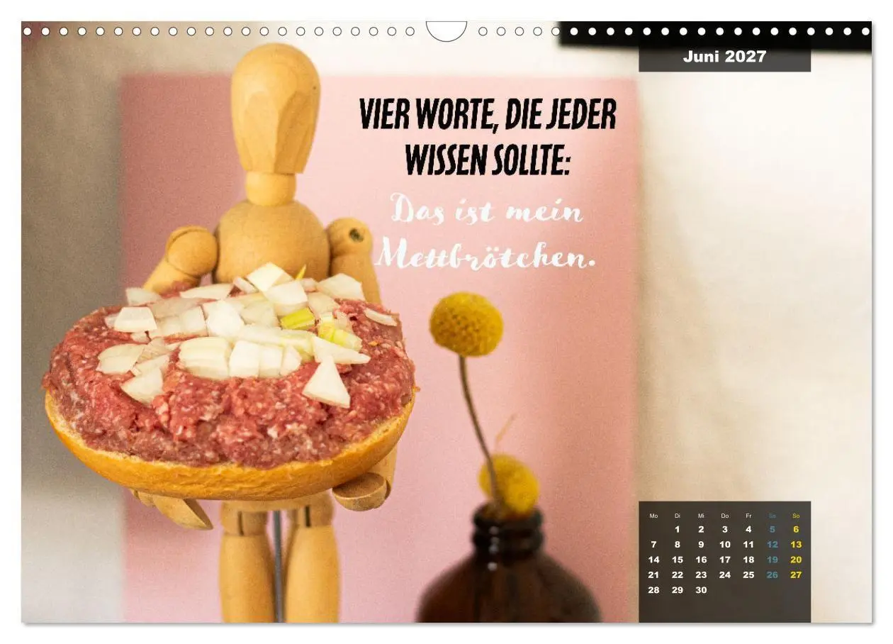 Bild: 9783569484016 | Mettkalender - Spread some more Mett (Wandkalender 2027 DIN A3...