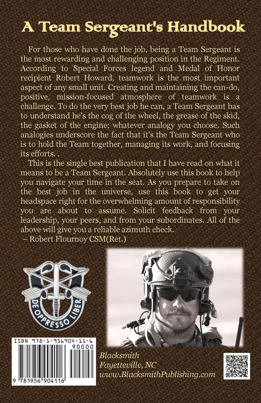 Rückseite: 9781956904116 | A Team Sergeant's Handbook | Thomas Kelly | Taschenbuch | Englisch