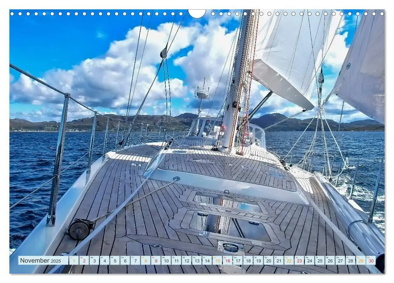 Bild: 9783435584116 | Segeln - Freiheit und Abenteuer (Wandkalender 2025 DIN A3 quer),...