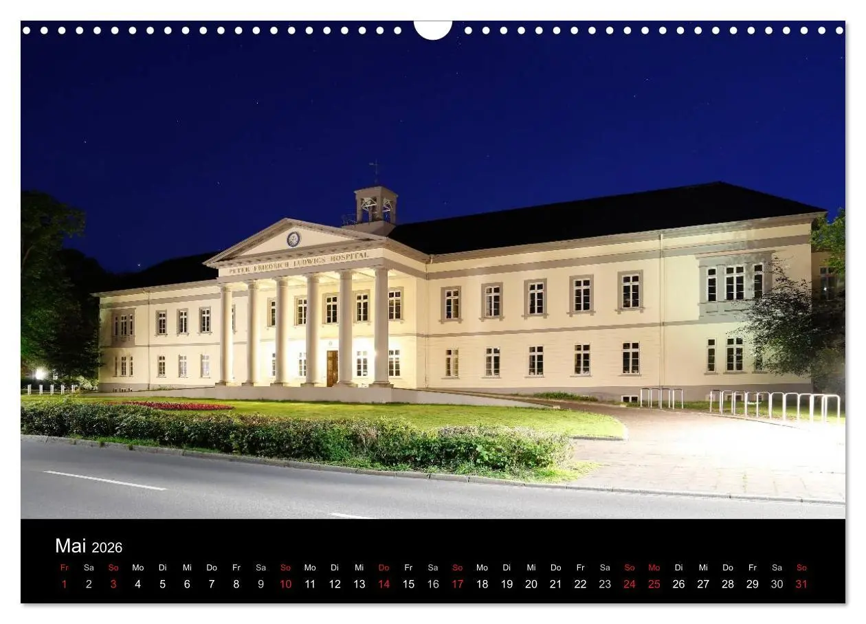 Bild: 9783516074116 | Oldenburg bei Nacht (Wandkalender 2026 DIN A3 quer), CALVENDO...