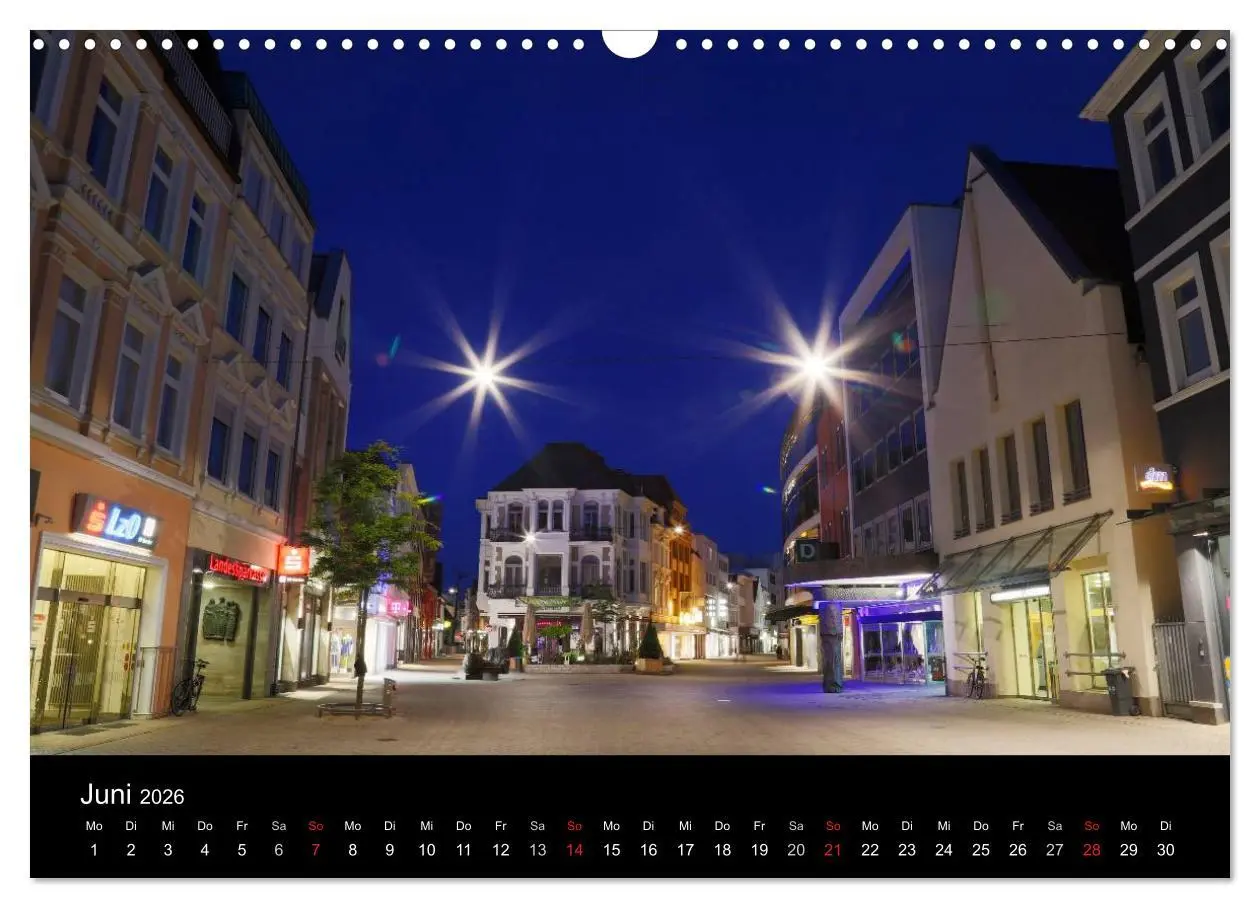 Bild: 9783516074116 | Oldenburg bei Nacht (Wandkalender 2026 DIN A3 quer), CALVENDO...