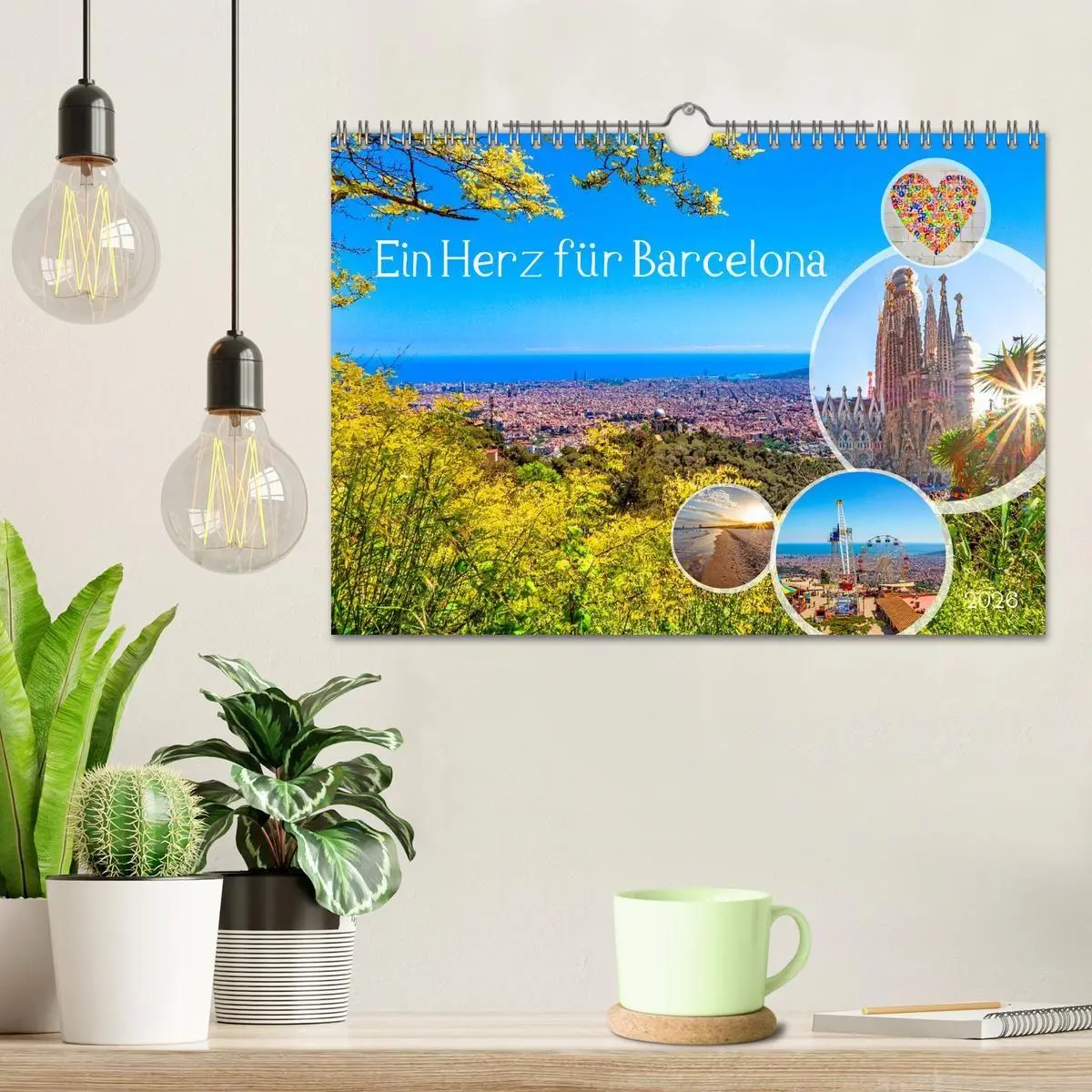 Bild: 9783516694116 | Ein Herz für Barcelona (Wandkalender 2026 DIN A4 quer), CALVENDO...