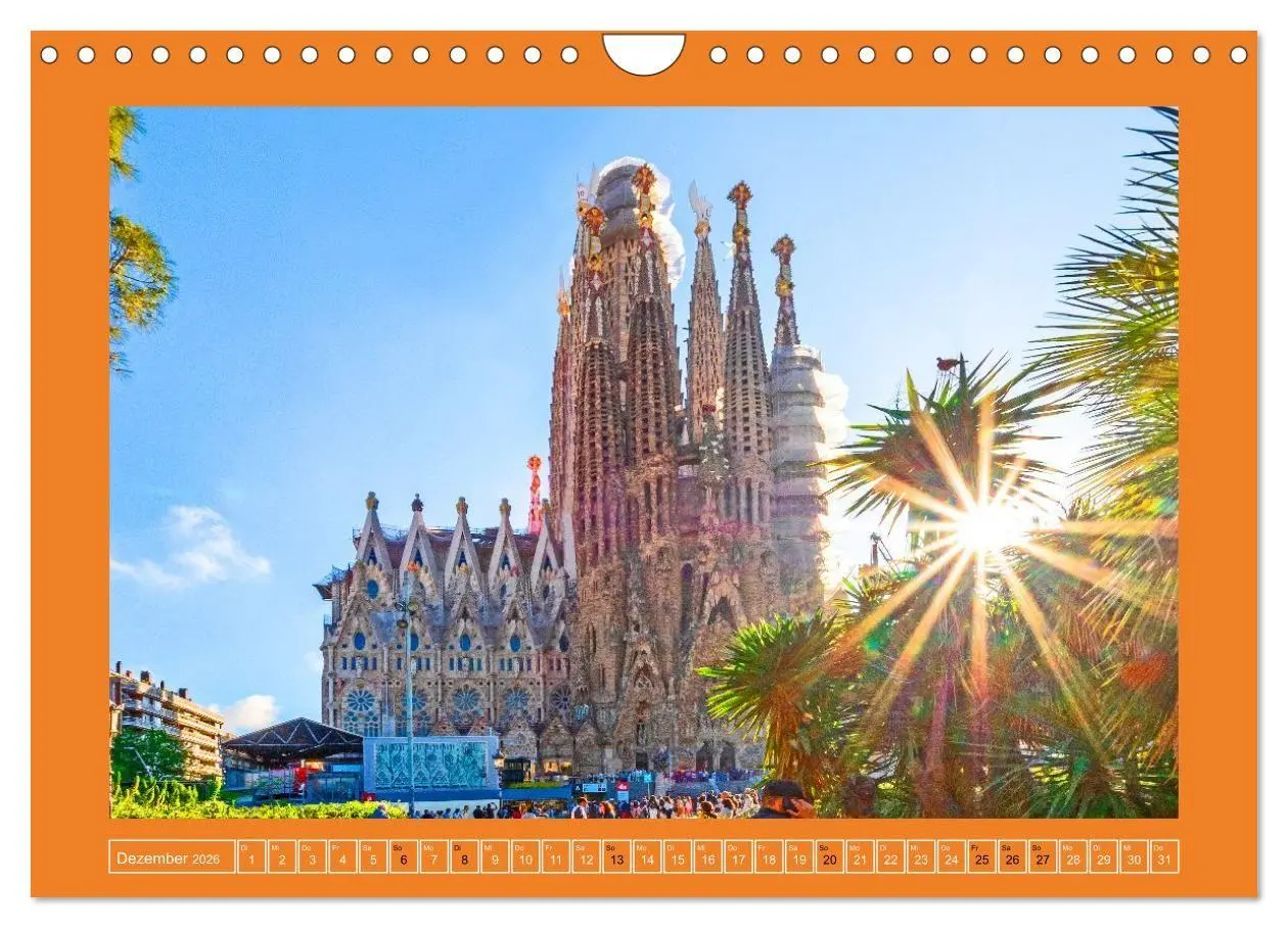 Bild: 9783516694116 | Ein Herz für Barcelona (Wandkalender 2026 DIN A4 quer), CALVENDO...