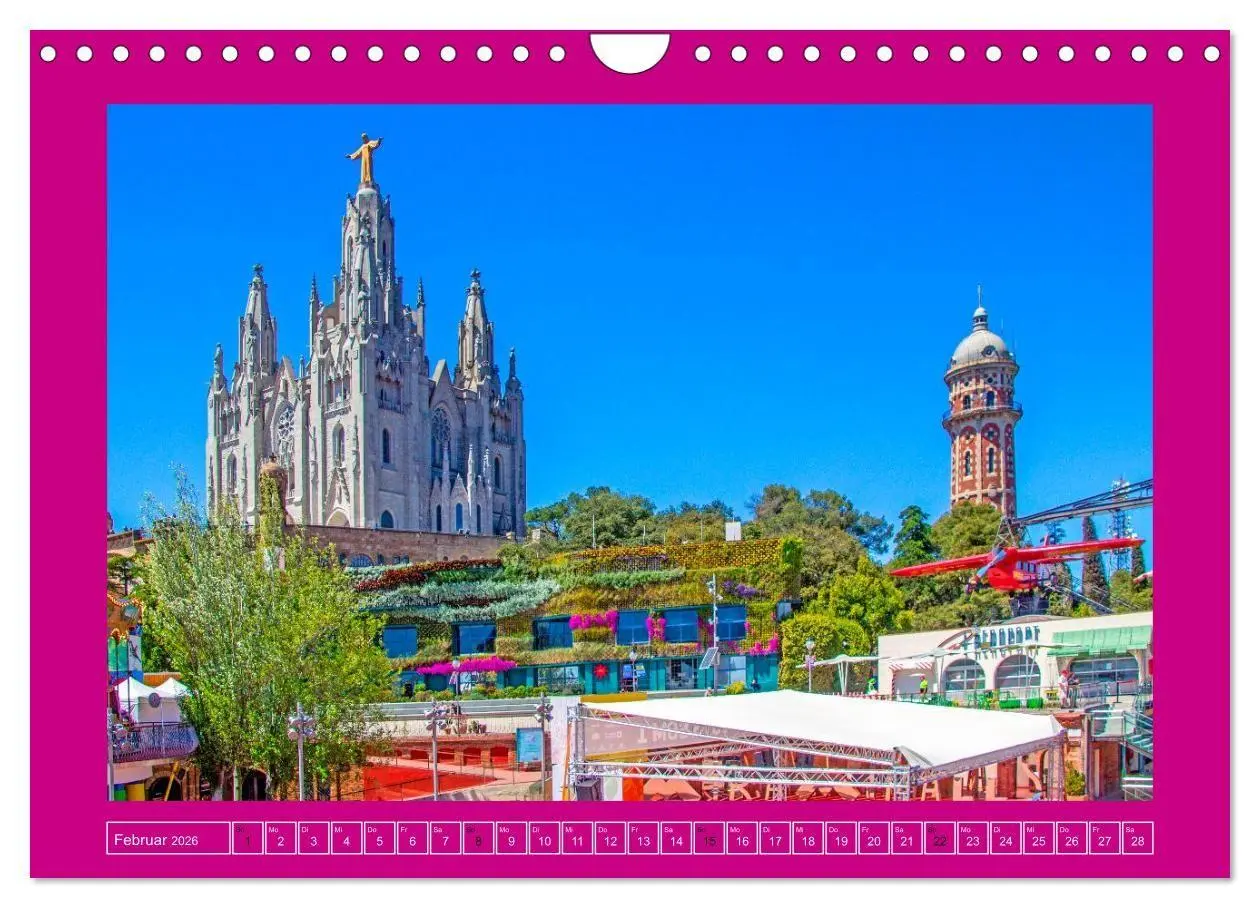Bild: 9783516694116 | Ein Herz für Barcelona (Wandkalender 2026 DIN A4 quer), CALVENDO...