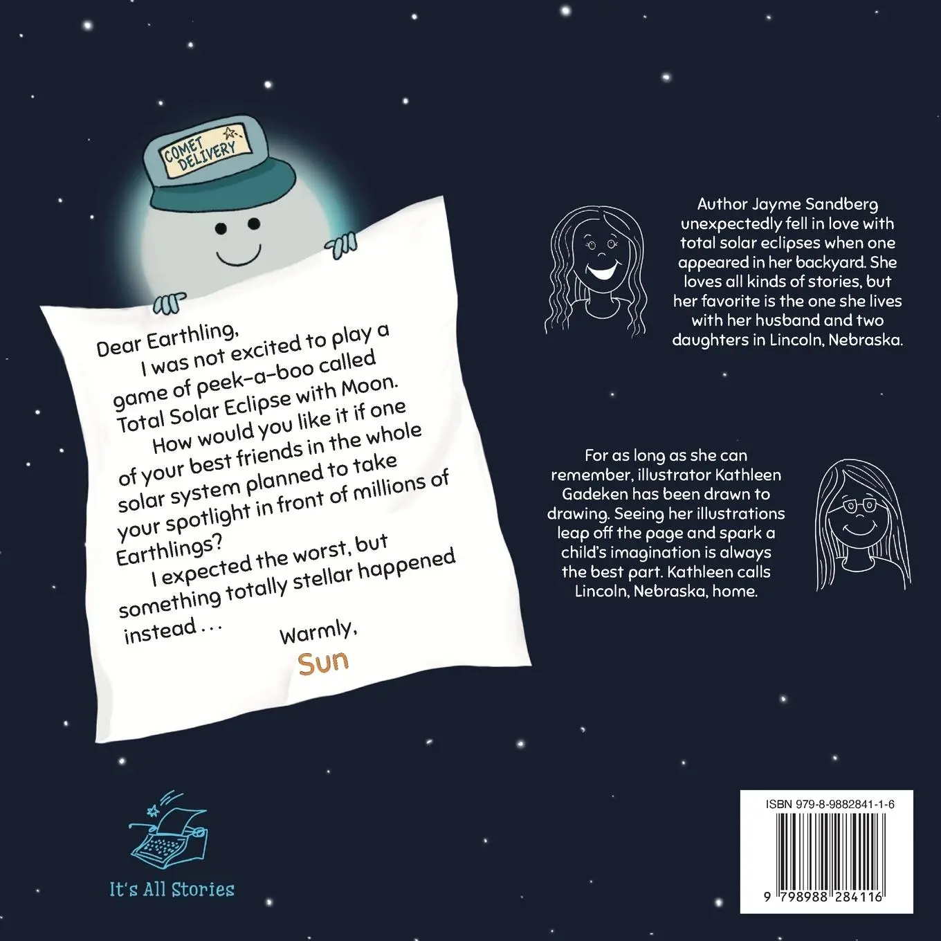 Rückseite: 9798988284116 | Total Solar Eclipse | A Stellar Friendship Story | Jayme Sandberg