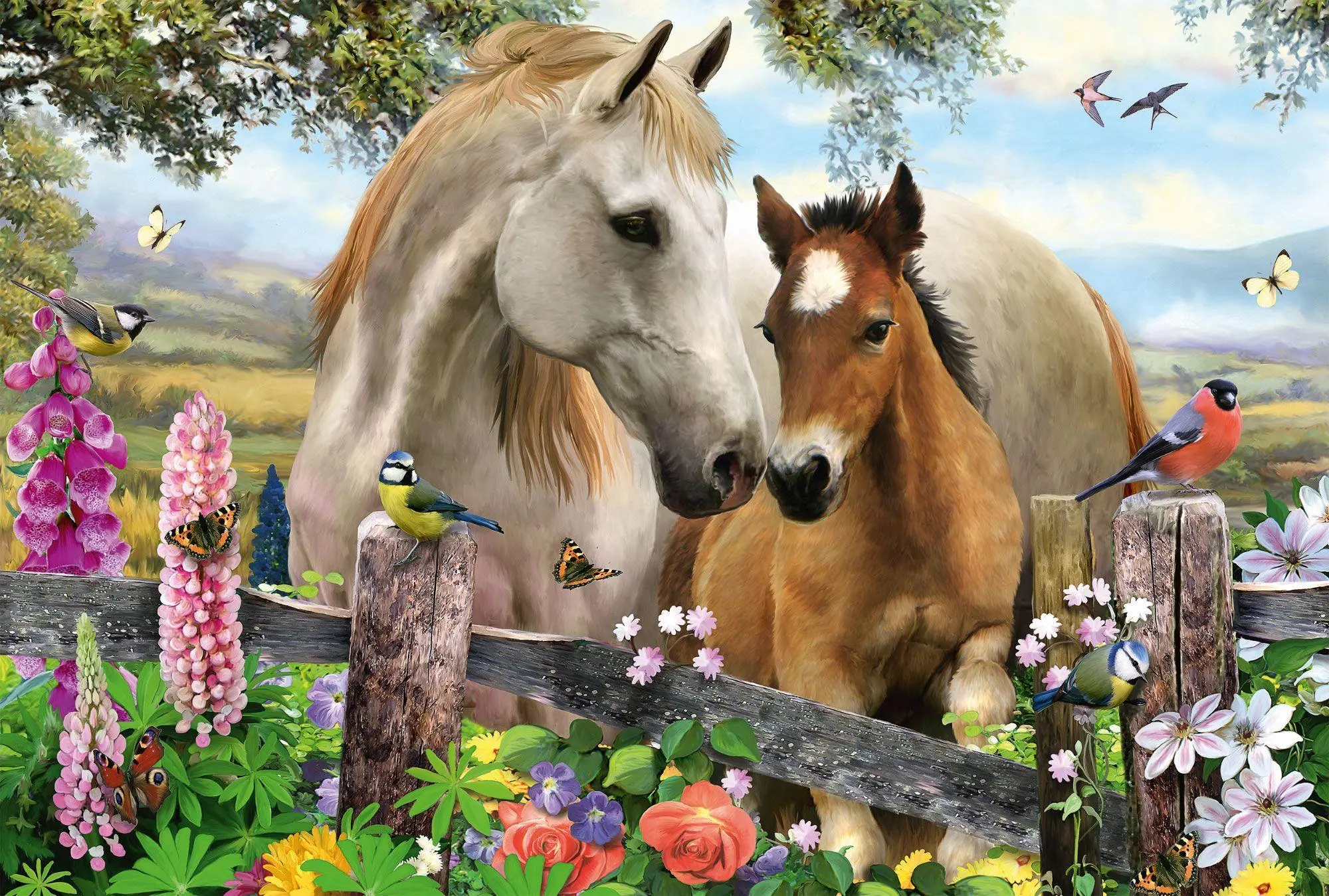 Bild: 4001504564216 | Stute und Fohlen. Kinderpuzzle 150 Teile | Spiel | 56421 | Deutsch