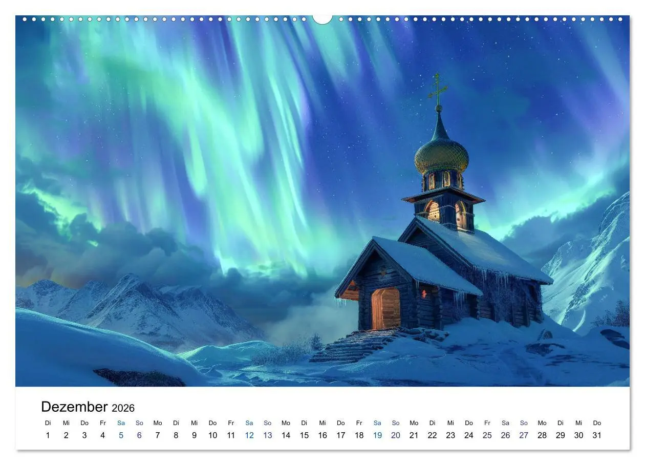 Bild: 9783457424216 | Aurora Borealis - Der Zauber der Nordlichter (Wandkalender 2026 DIN...