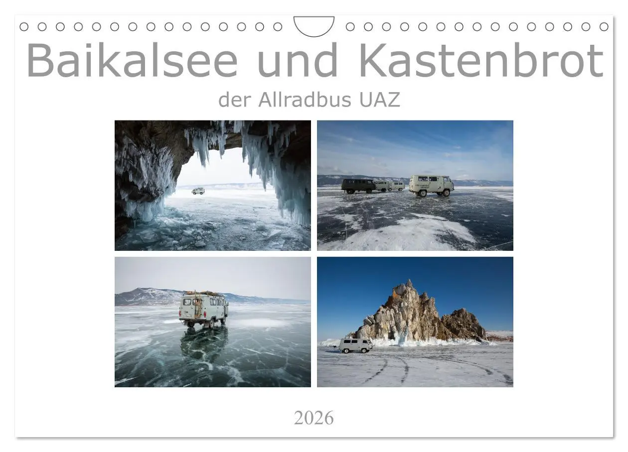 Cover: 9783457664216 | Baikalsee und Kastenbrot (Wandkalender 2026 DIN A4 quer), CALVENDO...