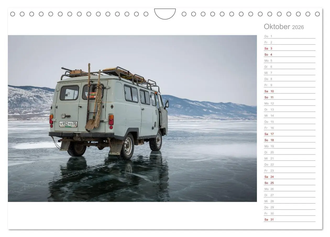 Bild: 9783457664216 | Baikalsee und Kastenbrot (Wandkalender 2026 DIN A4 quer), CALVENDO...