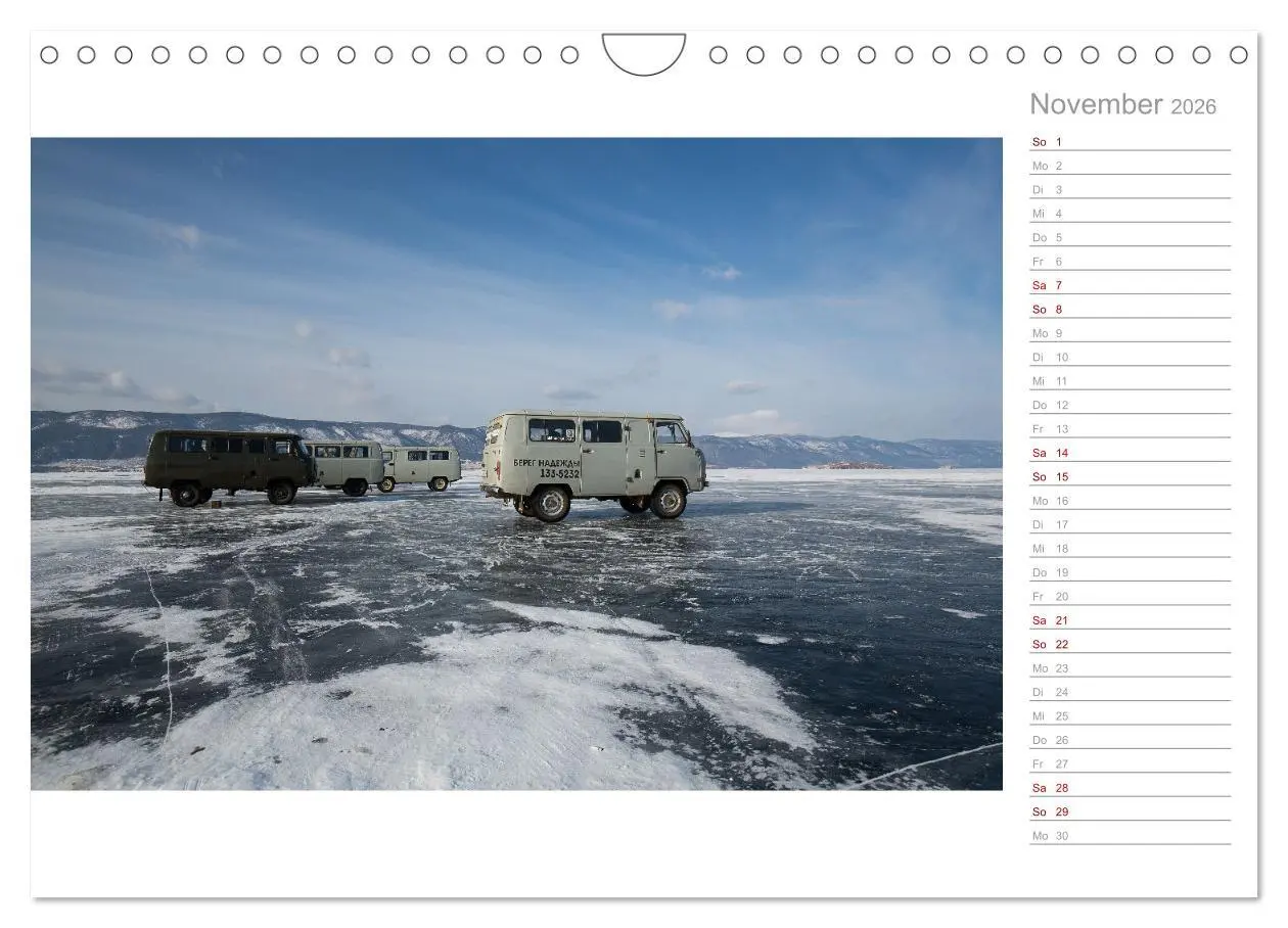 Bild: 9783457664216 | Baikalsee und Kastenbrot (Wandkalender 2026 DIN A4 quer), CALVENDO...