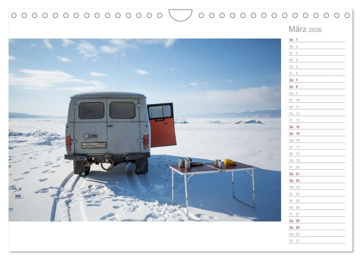 Bild: 9783457664216 | Baikalsee und Kastenbrot (Wandkalender 2026 DIN A4 quer), CALVENDO...