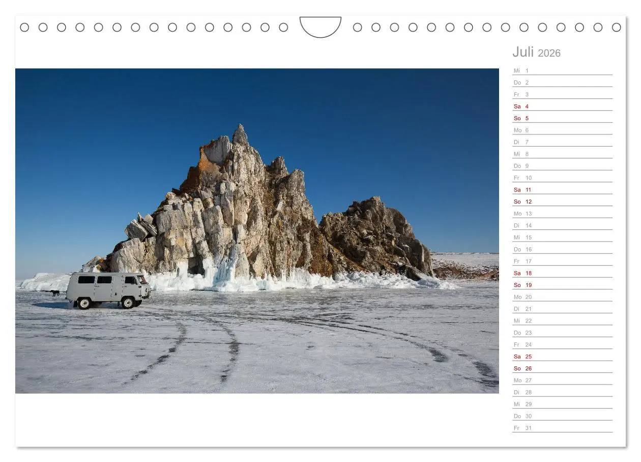 Bild: 9783457664216 | Baikalsee und Kastenbrot (Wandkalender 2026 DIN A4 quer), CALVENDO...