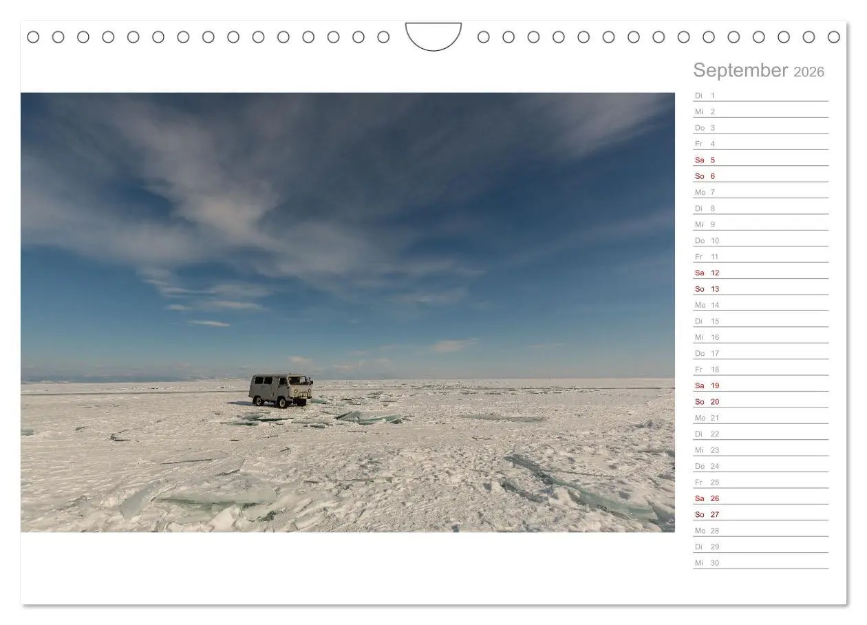 Bild: 9783457664216 | Baikalsee und Kastenbrot (Wandkalender 2026 DIN A4 quer), CALVENDO...