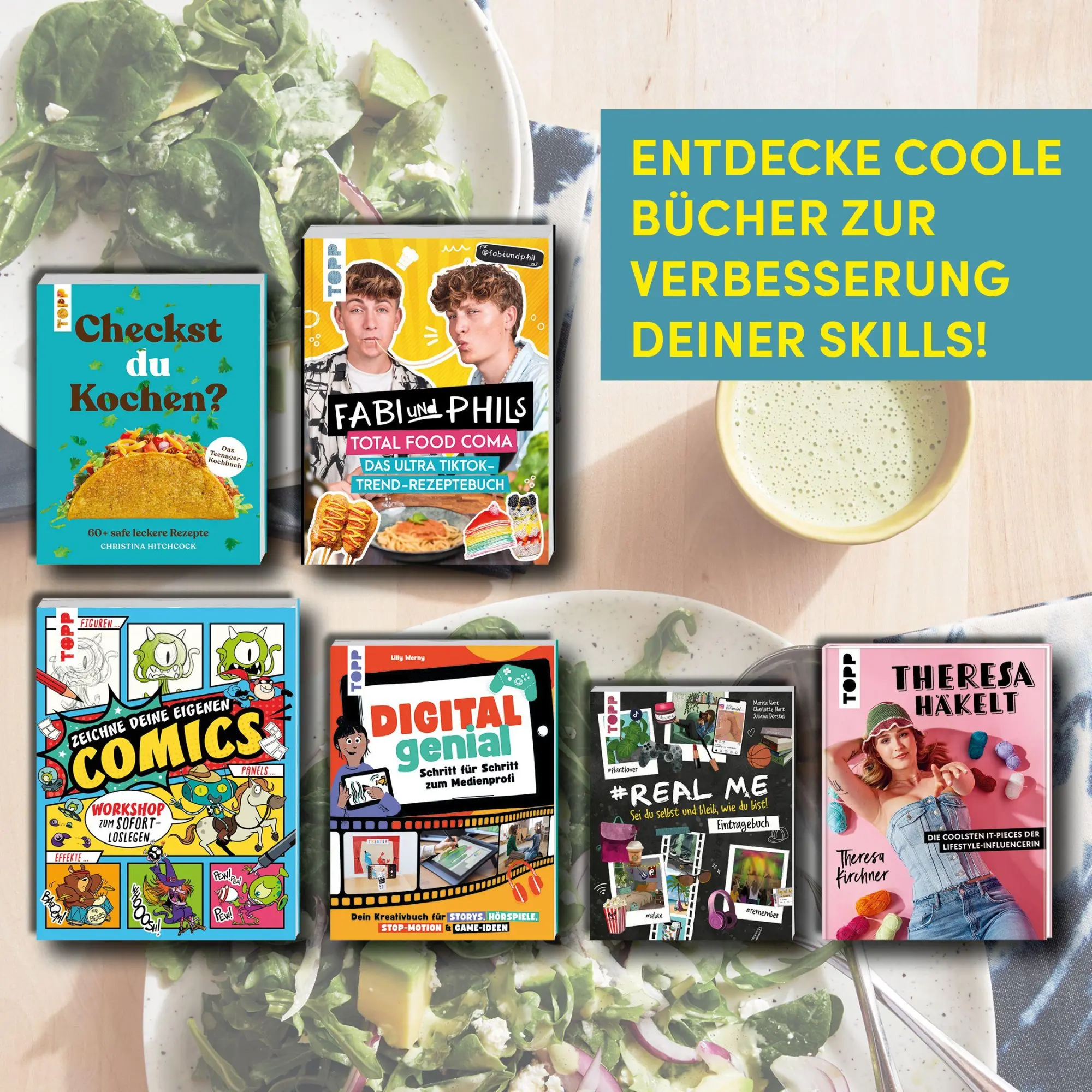 Bild: 9783735854216 | Checkst du Kochen? | Das Teenager-Kochbuch. 60+ safe leckere Rezepte.