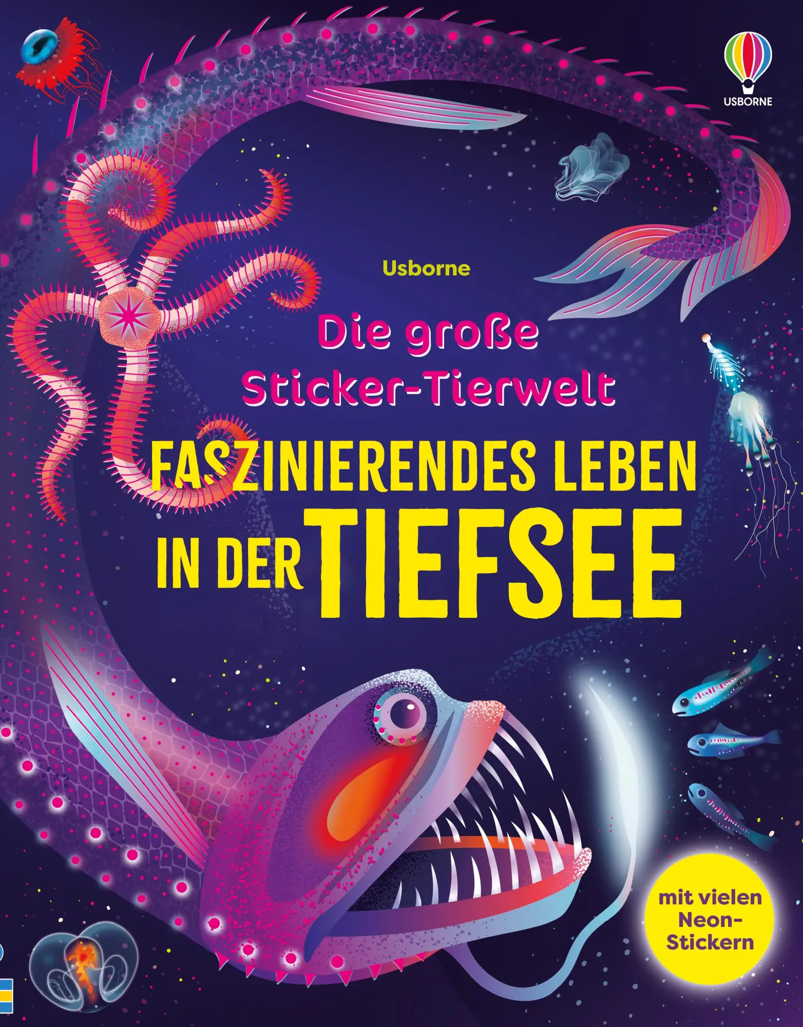 Cover: 9781035704316 | Die große Sticker-Tierwelt: Faszinierendes Leben in der Tiefsee | Buch