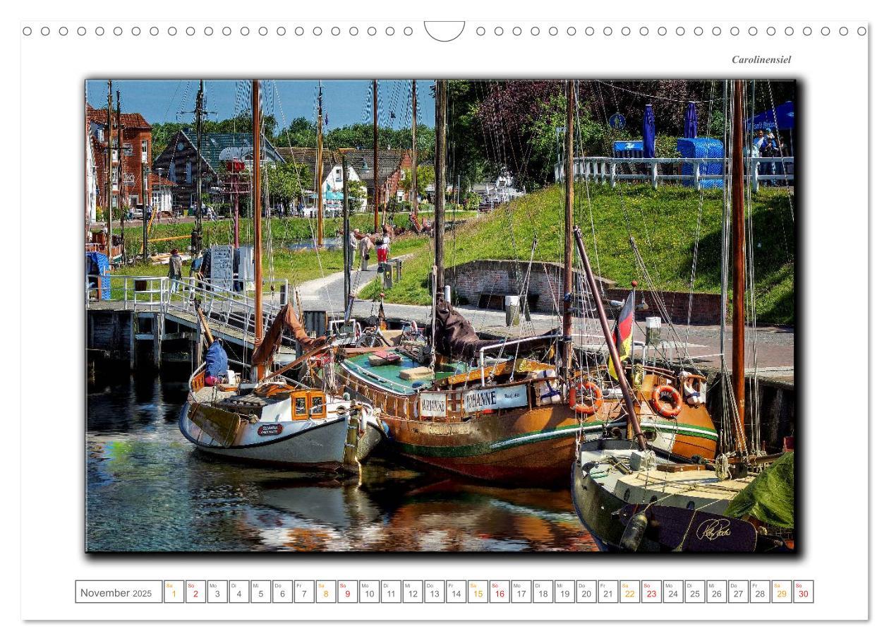 Bild: 9783435704316 | Ostfriesland - die bezaubernden alten Häfen (Wandkalender 2025 DIN...
