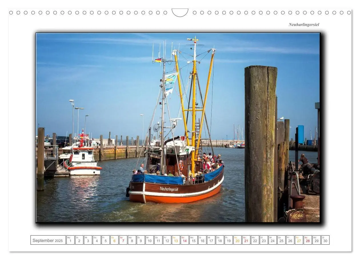 Bild: 9783435704316 | Ostfriesland - die bezaubernden alten Häfen (Wandkalender 2025 DIN...