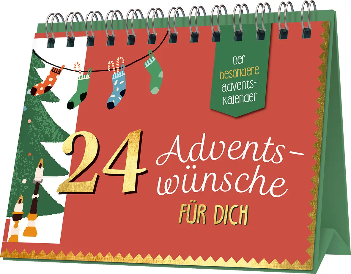 Cover: 9783625194316 | 24 Adventswünsche für dich | Buch | Spiralbindung | 48 S. | Deutsch