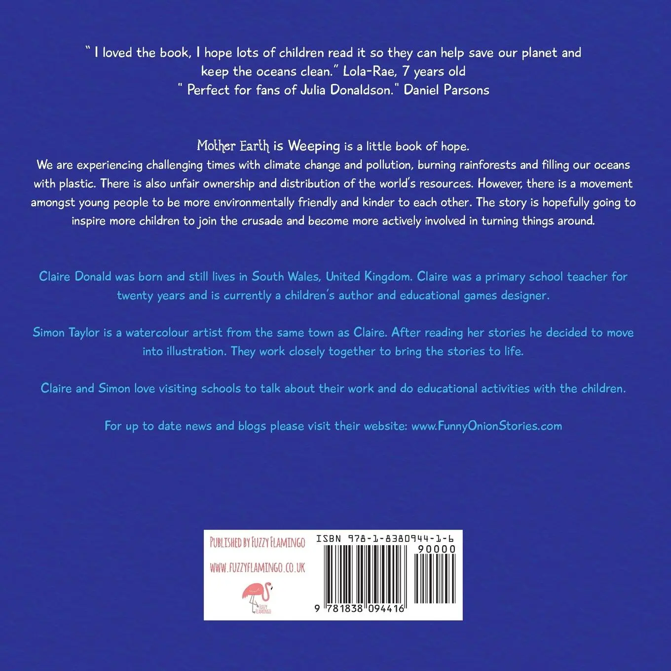 Rückseite: 9781838094416 | Mother Earth is Weeping | Claire Donald | Taschenbuch | Englisch