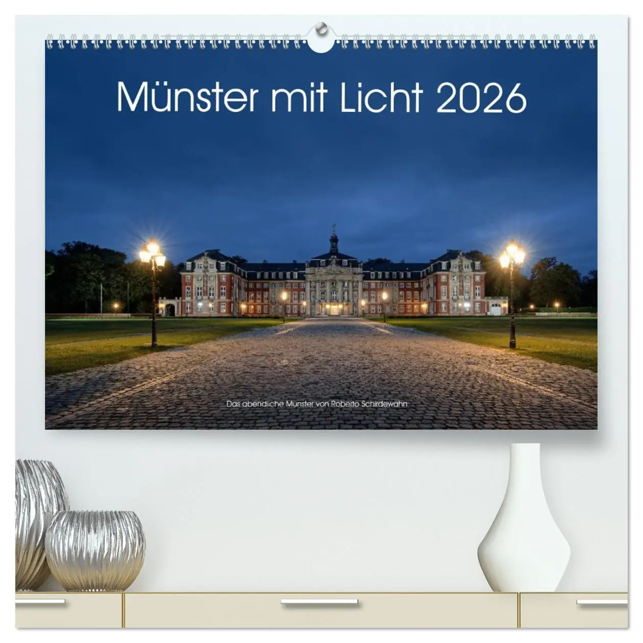 Cover: 9783457714416 | Münster mit Licht (hochwertiger Premium Wandkalender 2026 DIN A2...