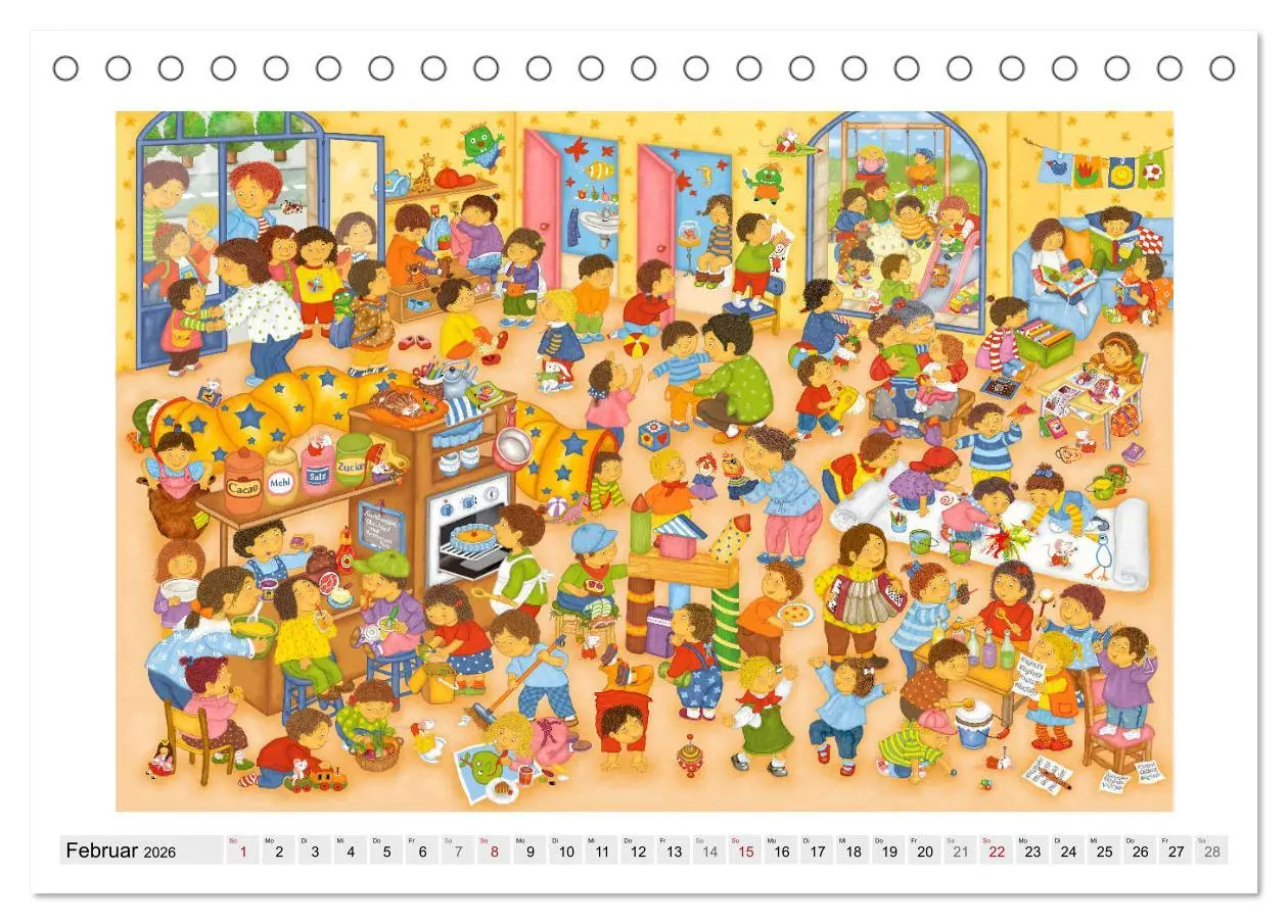 Bild: 9783457884416 | Meine kleine Wimmelwelt (Tischkalender 2026 DIN A5 quer), CALVENDO...