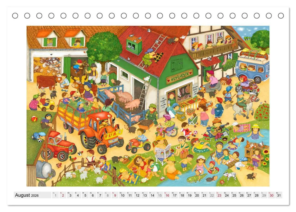 Bild: 9783457884416 | Meine kleine Wimmelwelt (Tischkalender 2026 DIN A5 quer), CALVENDO...