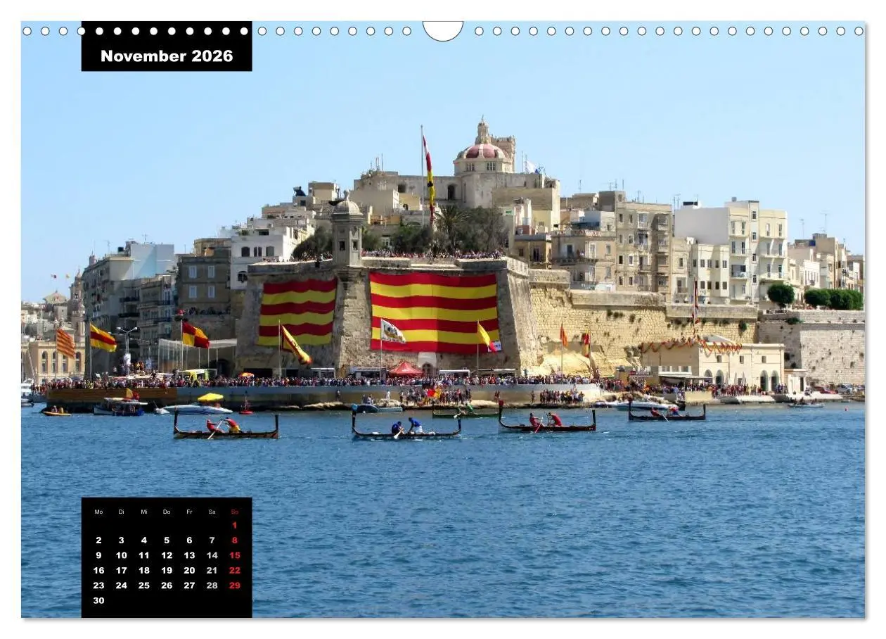 Bild: 9783516114416 | Impressionen aus Malta (Wandkalender 2026 DIN A3 quer), CALVENDO...