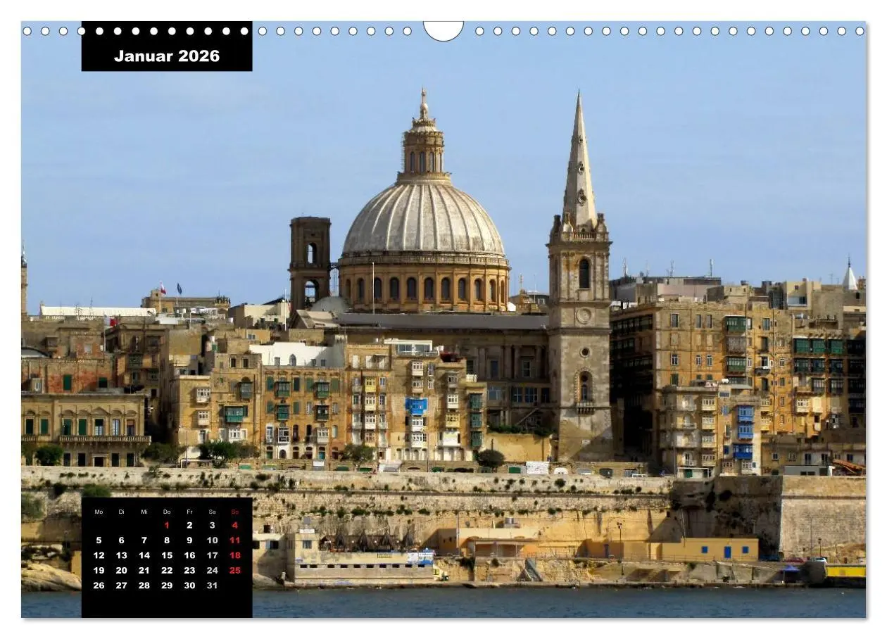 Bild: 9783516114416 | Impressionen aus Malta (Wandkalender 2026 DIN A3 quer), CALVENDO...
