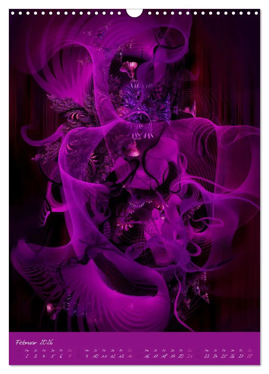 Bild: 9783516354416 | Fraktale Abstraktionen (Wandkalender 2026 DIN A3 hoch), CALVENDO...