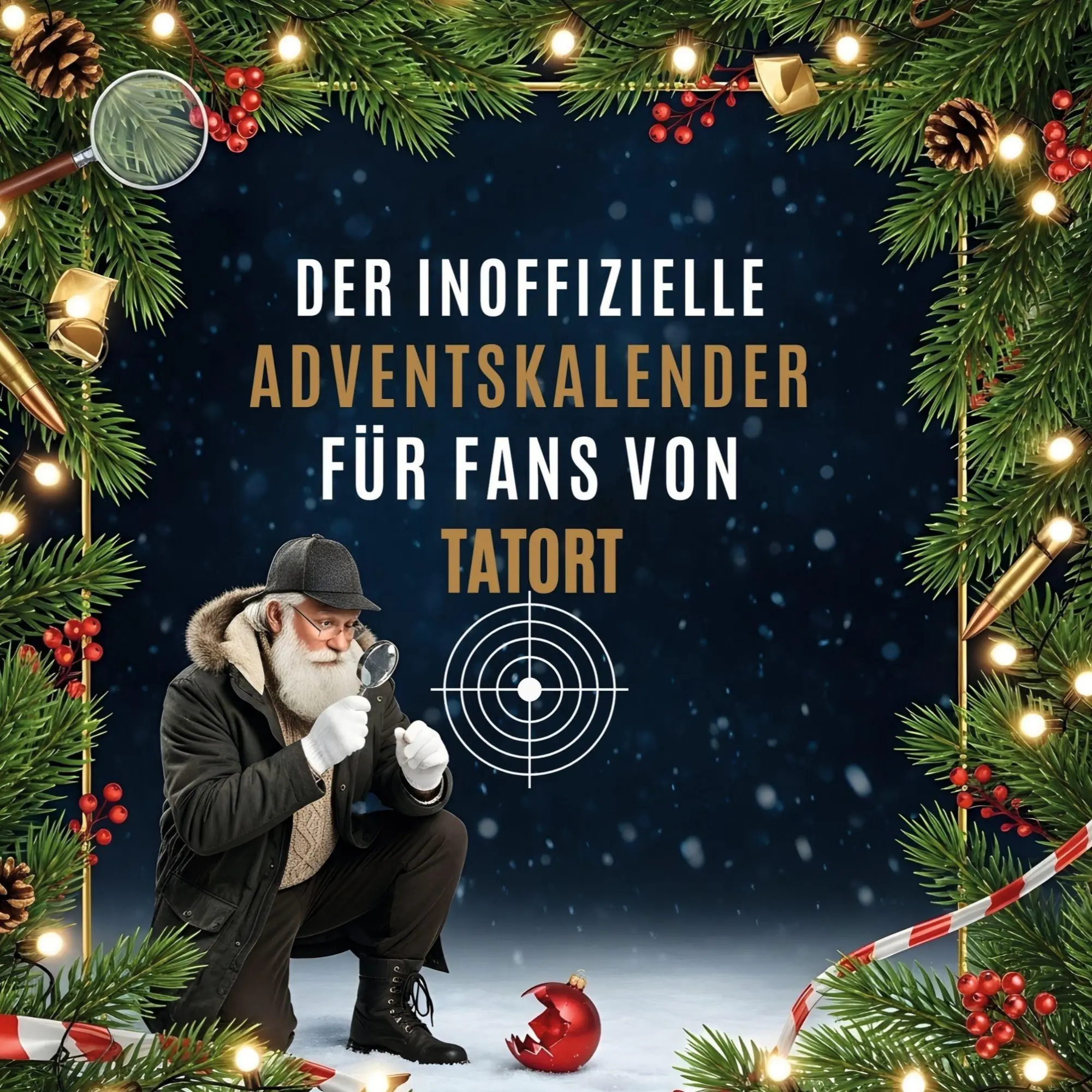 Cover: 9783695314416 | Der inoffizielle Adventskalender für Fans von Tatort | Emma Schröder