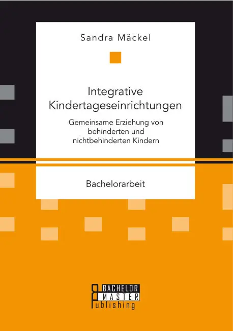 Cover: 9783958204416 | Integrative Kindertageseinrichtungen: Gemeinsame Erziehung von...