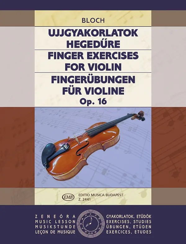 Cover: 9790080024416 | Fingerübungen op.16 für Violine | Jozsef Bloch | Buch