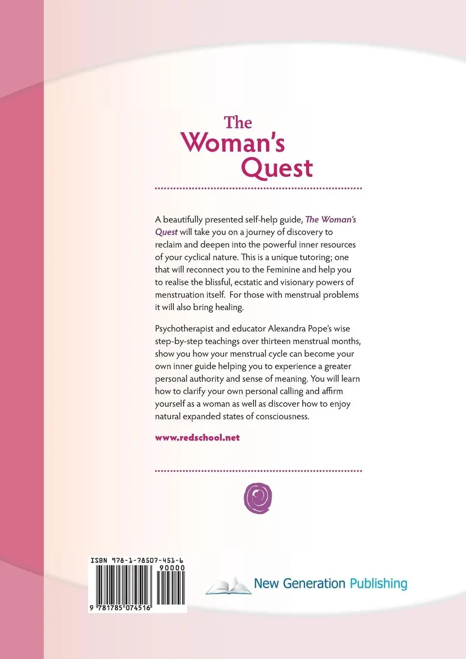 Rückseite: 9781785074516 | The Woman's Quest | Alexandra Pope | Taschenbuch | Englisch | 2015