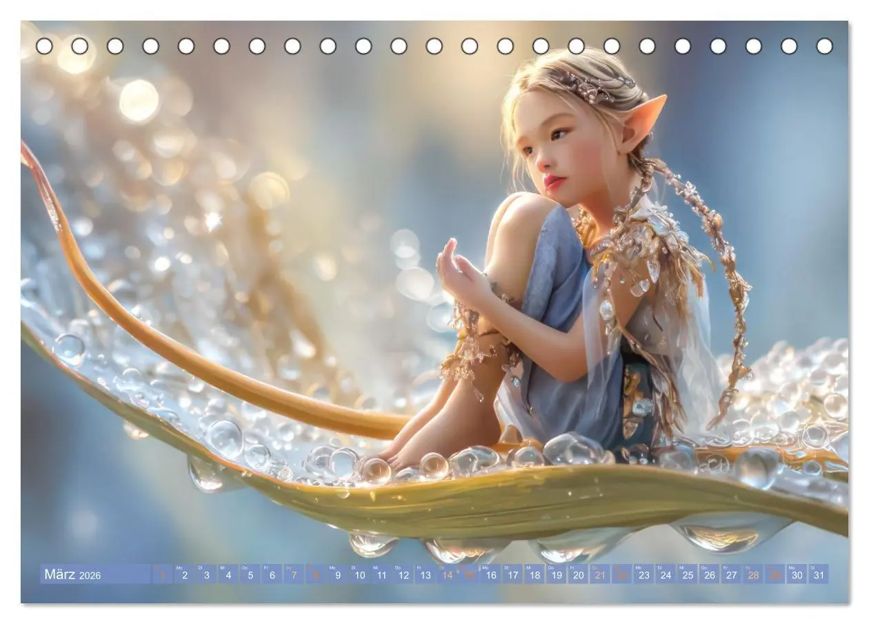 Bild: 9783516584516 | Elfenkinder - Zauberhaft lichtvolle Wesen (Tischkalender 2026 DIN...