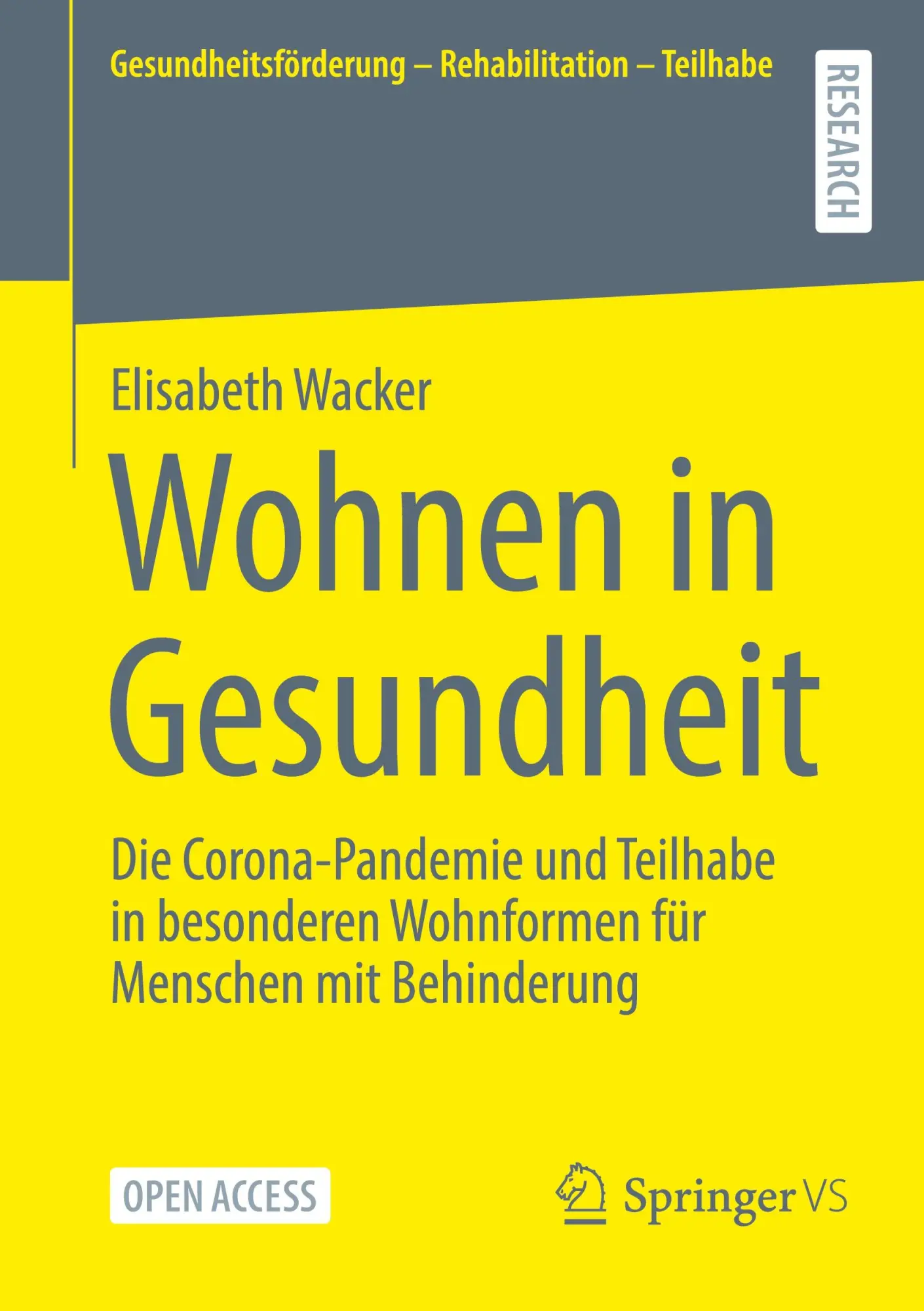 Cover: 9783658464516 | Wohnen in Gesundheit | Elisabeth Wacker | Taschenbuch | xxvii | 2025