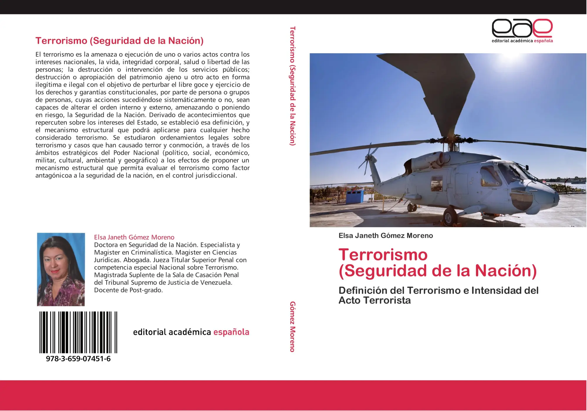 Cover: 9783659074516 | Terrorismo (Seguridad de la Nación) | Elsa Janeth Gómez Moreno | Buch