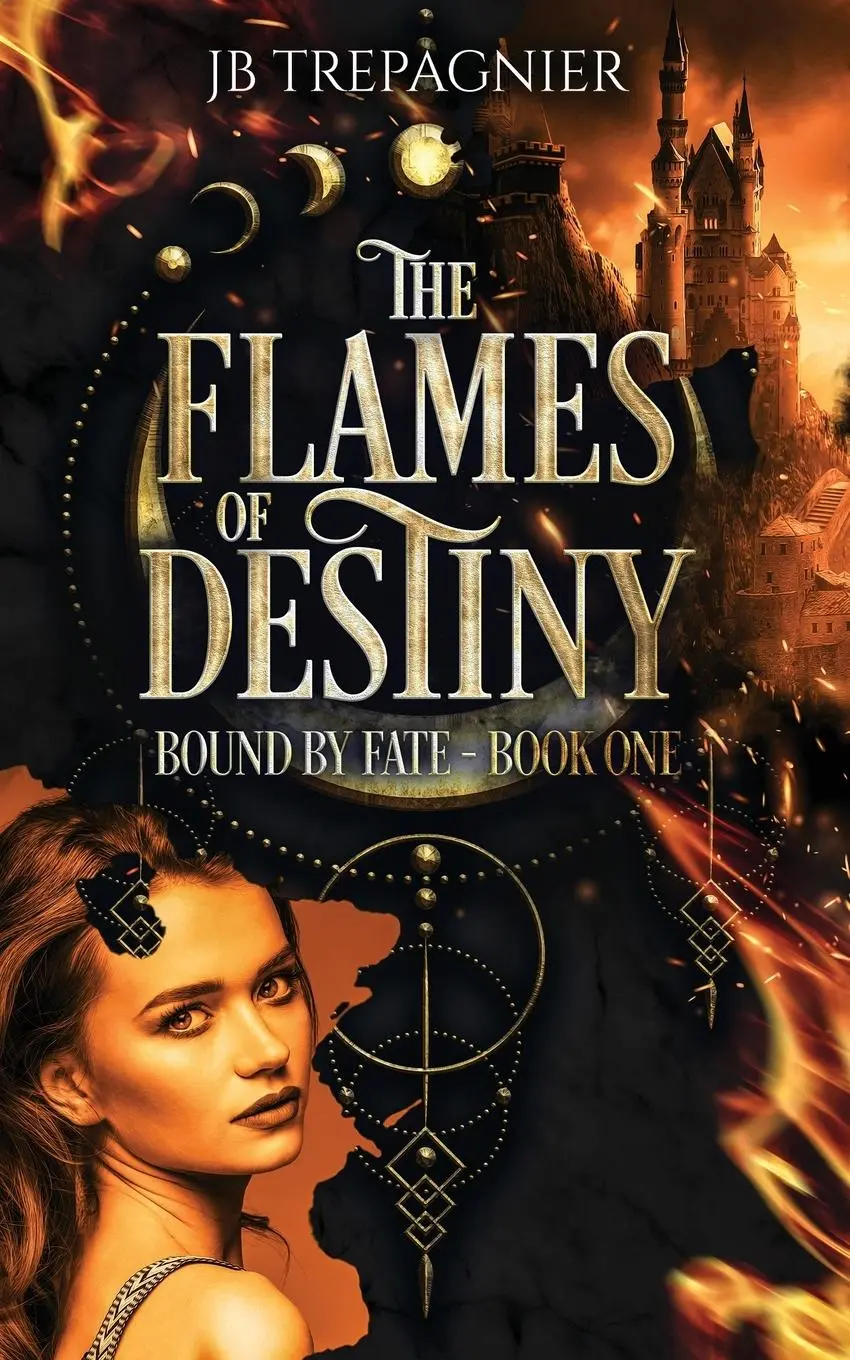 Cover: 9798869374516 | The Flames of Destiny | A Fantasy Why Choose Romance | Jb Trepagnier