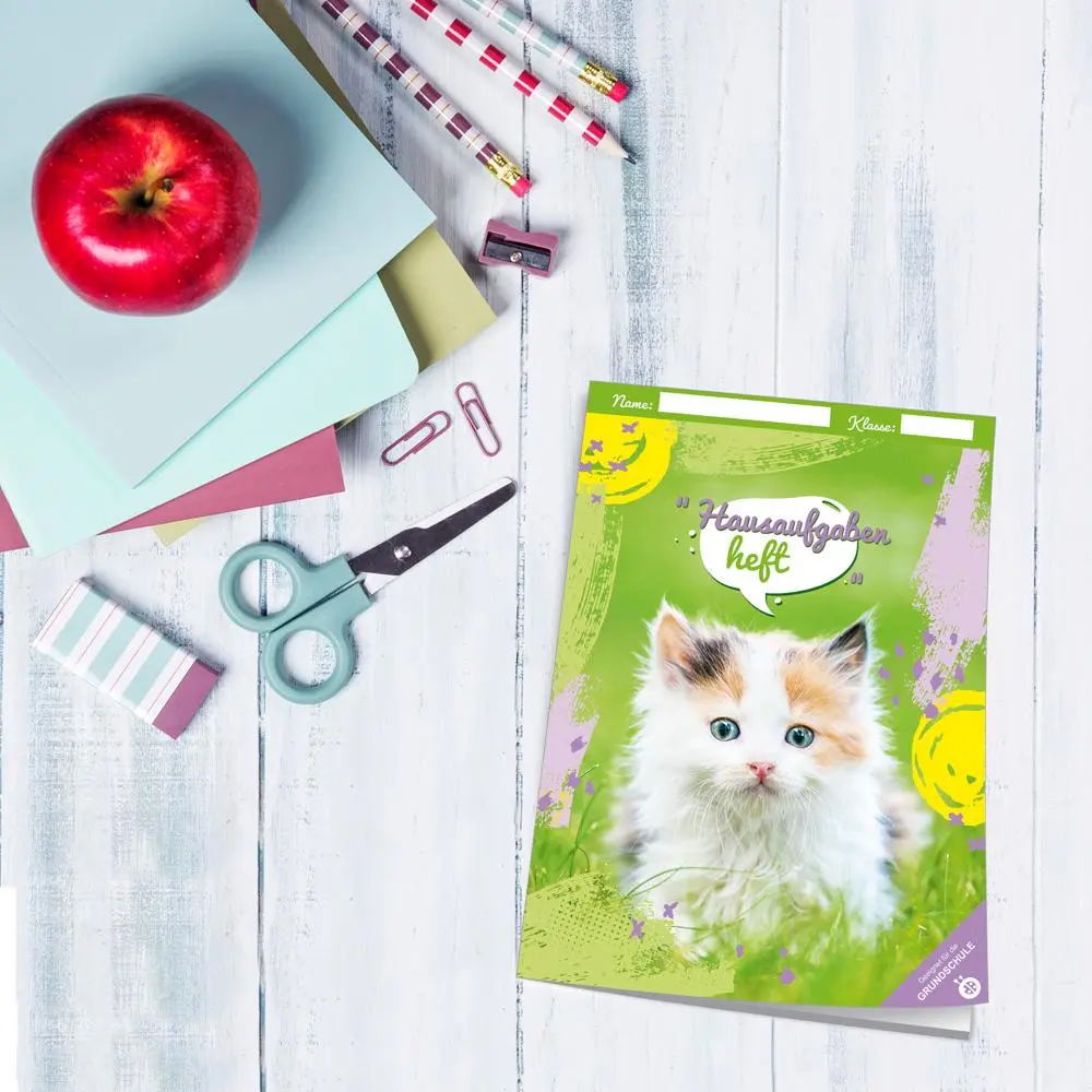 Bild: 4251901504616 | Trötsch Hausaufgabenheft Grundschule Katze | KG | Kalender | 96 S.