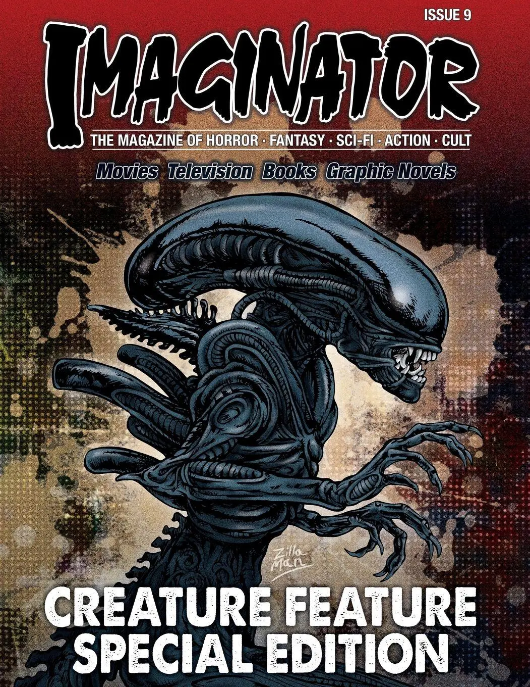 Cover: 9781068444616 | Imaginator Magazine | Creature Feature Special Edition | Ken Miller