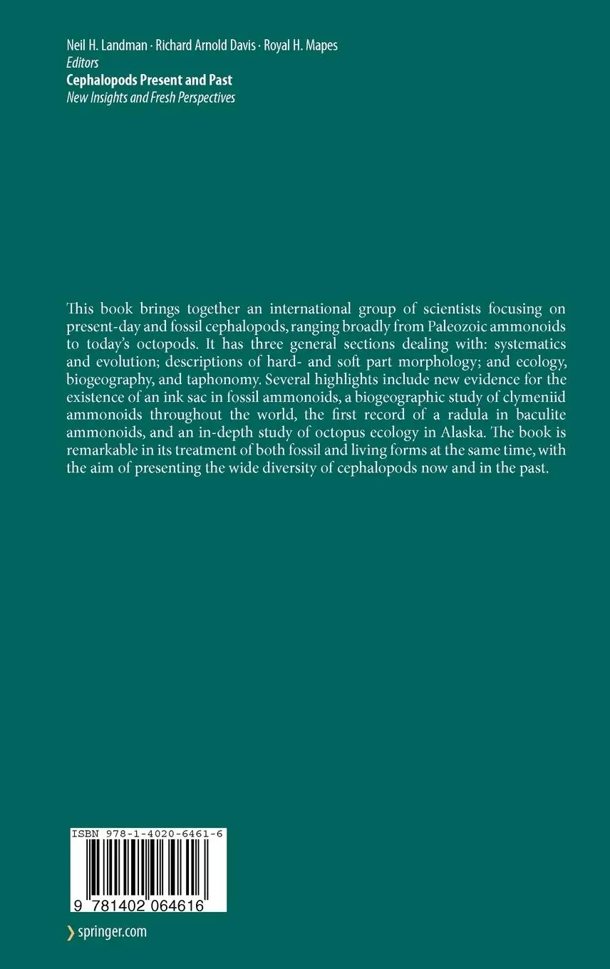 Rückseite: 9781402064616 | Cephalopods Present and Past: New Insights and Fresh Perspectives
