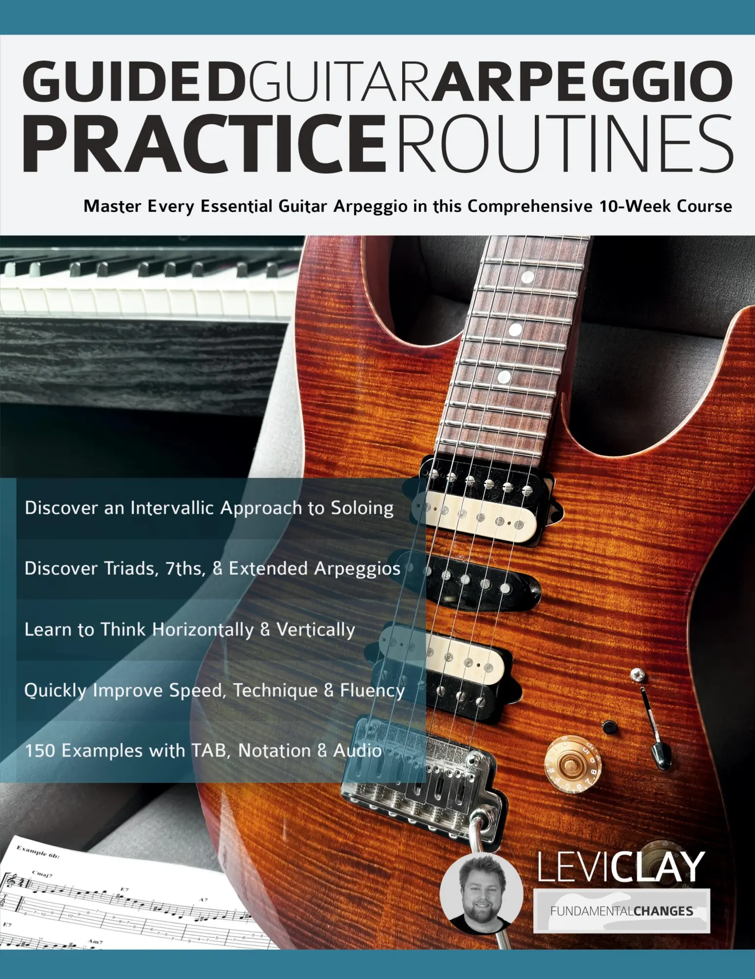 Cover: 9781789334616 | Guided Guitar Arpeggio Practice Routines | Levi Clay (u. a.) | Buch